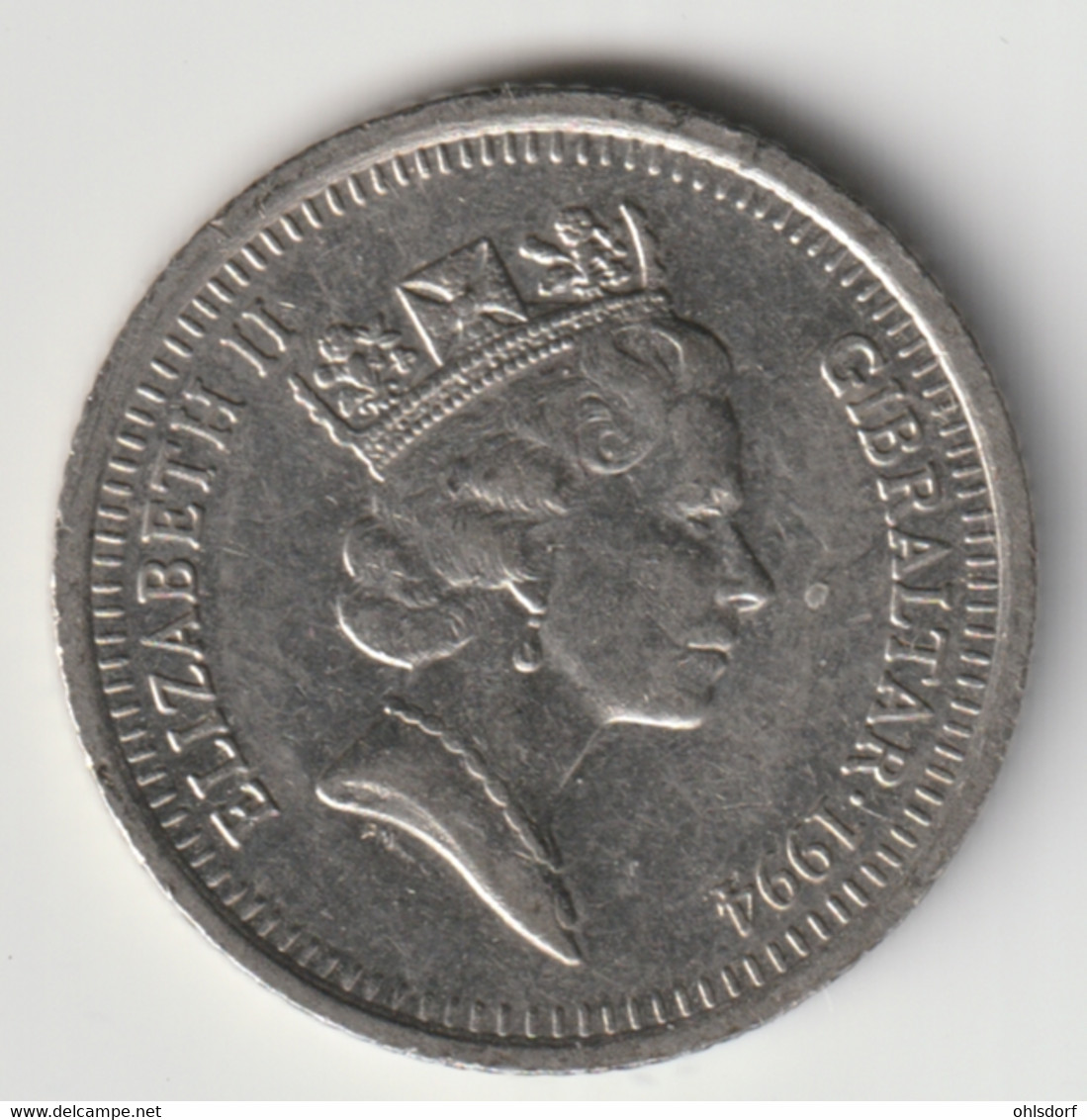 GIBRALTAR 1993: 10 Pence, KM 23.2 - Gibraltar