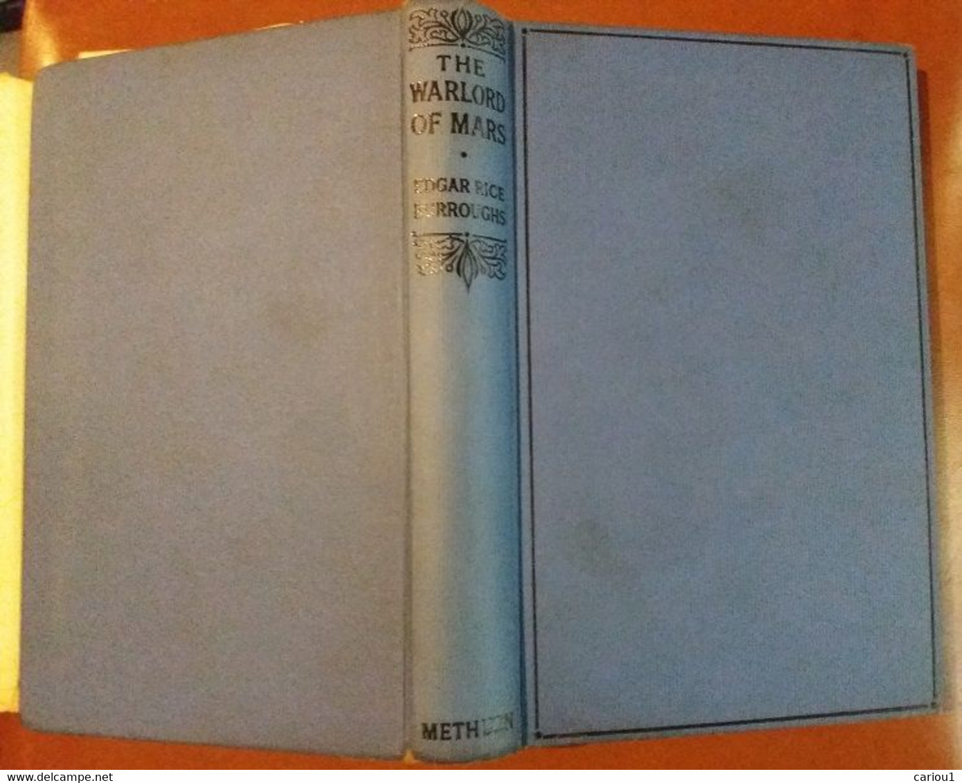 C1 Edgar Rice Burroughs THE WARLORD OF MARS Methuen 1935 JAQUETTE Dust Jacket PORT INCLUS France - Science Fiction