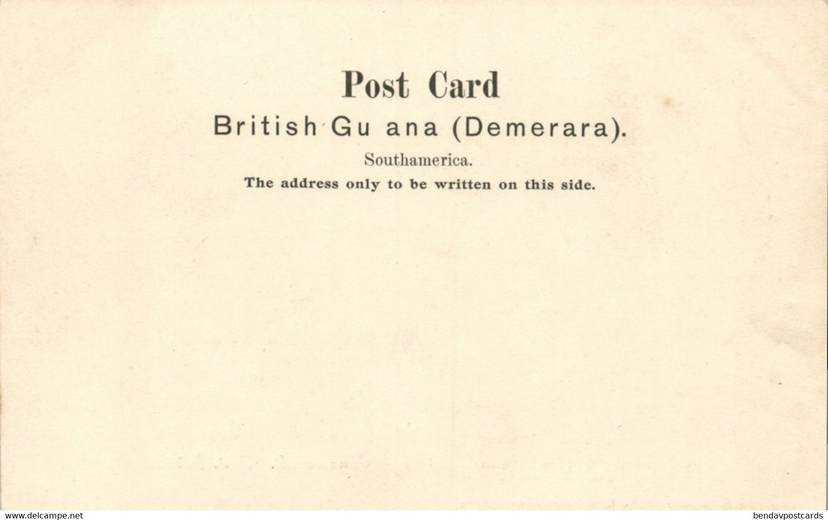 British Guiana, Guyana, Demerara, Gold Placer Claim Minnehaha Creek Conawaruk - Guyana (formerly British Guyana)