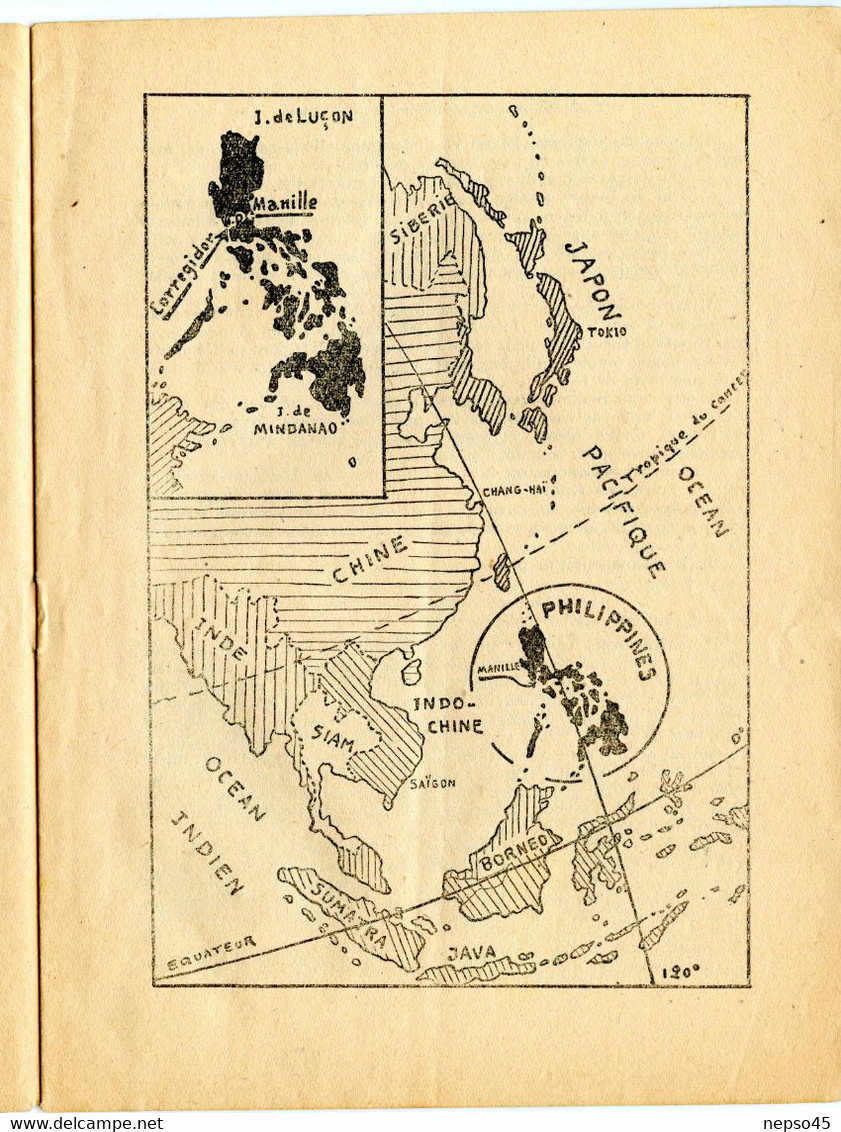 1939-45.HéroÏque Résistance De Corregidor.esprit De Propagande De Guerre Très Germanophobe.glorification D'exploits - French