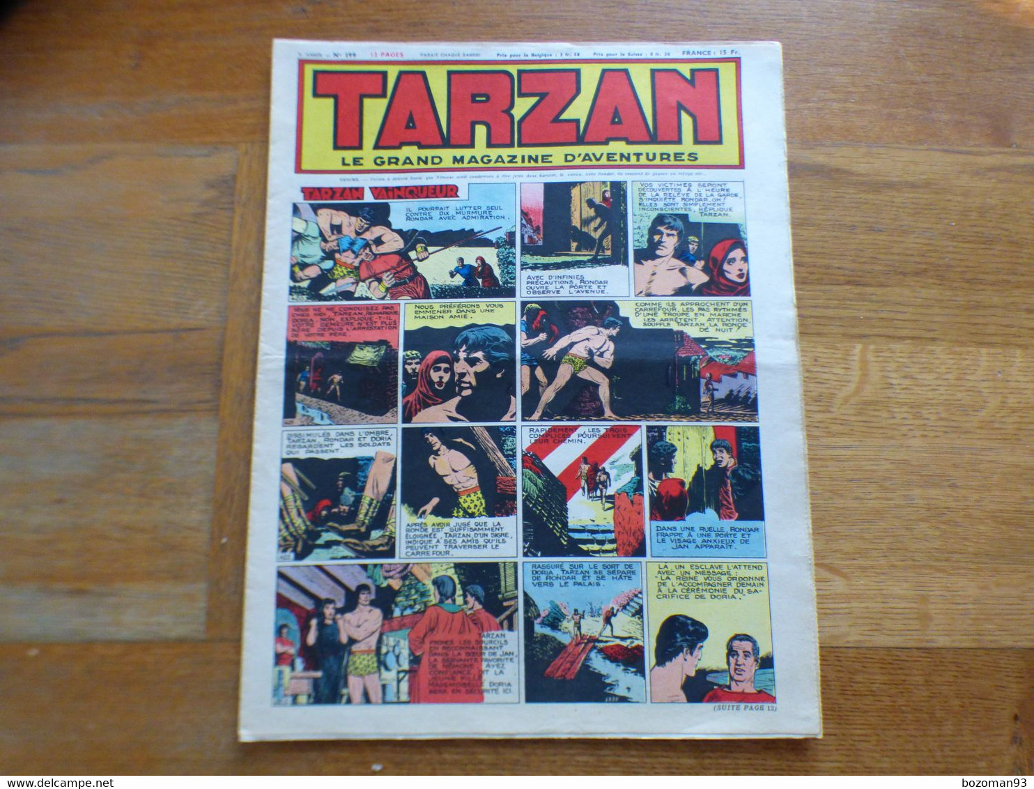 JOURNAL TARZAN N° 199  BUFFALO BILL + L'EPERVIER - Tarzan