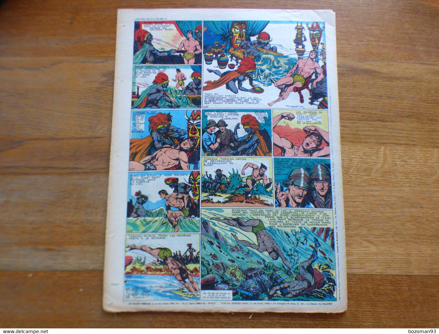 JOURNAL TARZAN N° 207  BUFFALO BILL + L'EPERVIER - Tarzan