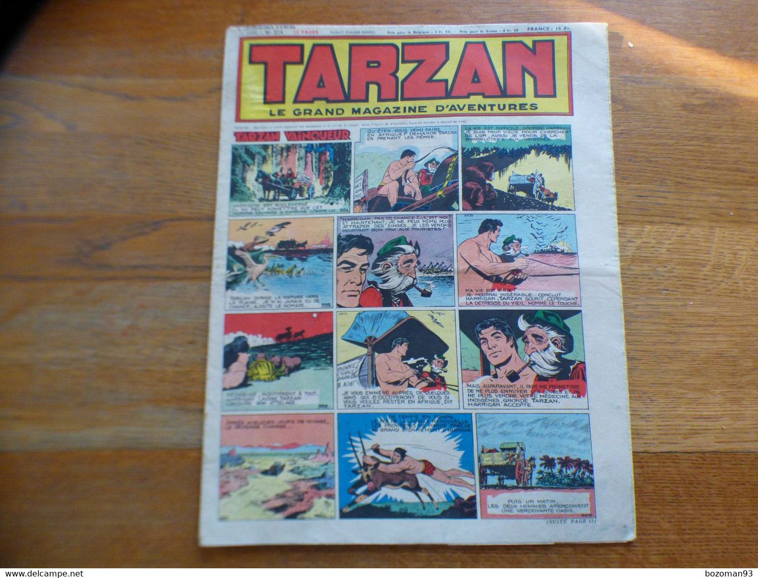 JOURNAL TARZAN N° 214    BUFFALO BILL + L'EPERVIER - Tarzan
