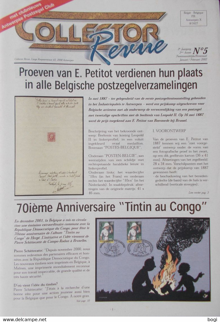 Collector Revue Nr. 5 Uit Jaar 2002 - Holandés (desde 1941)