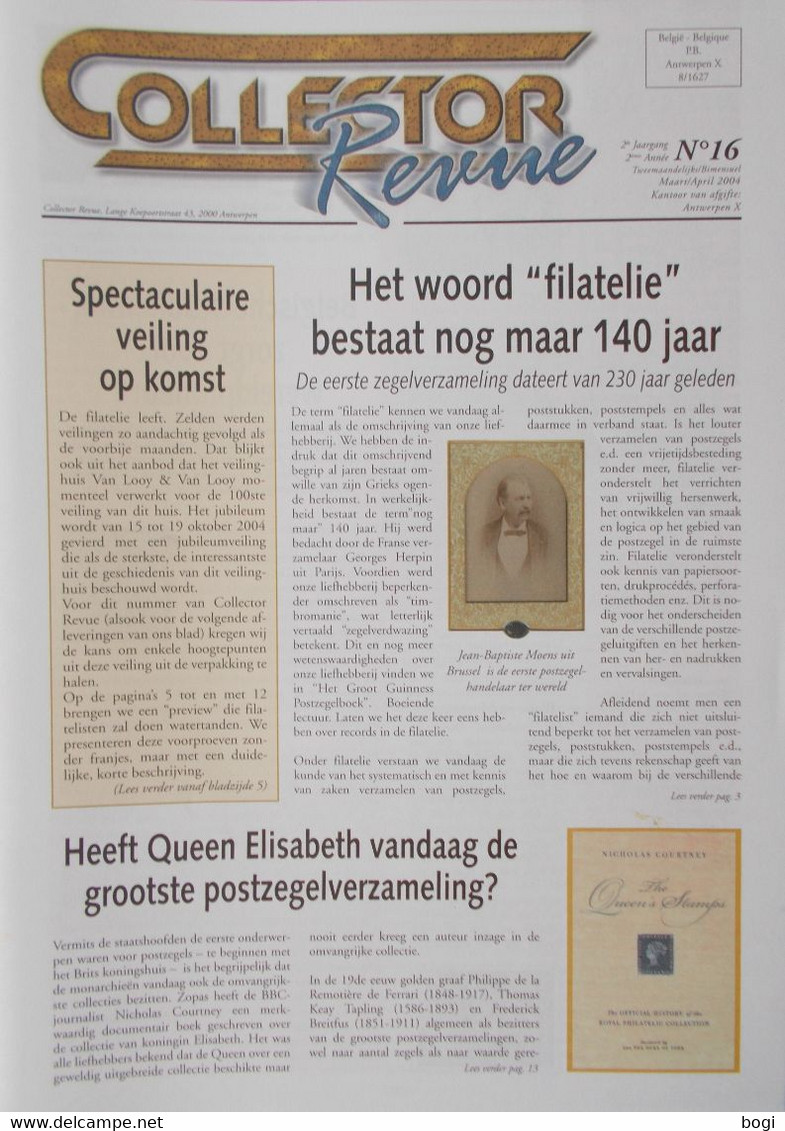 Collector Revue Nr. 16 Uit Jaar 2004 - Nederlands (vanaf 1941)