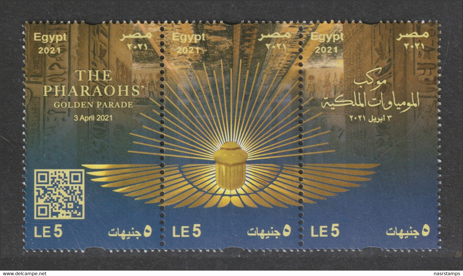 Egypt - 2021 - ( THE PHARAOHS Golden Parade - 3 April 2021 ) - MNH (**) - Unused Stamps