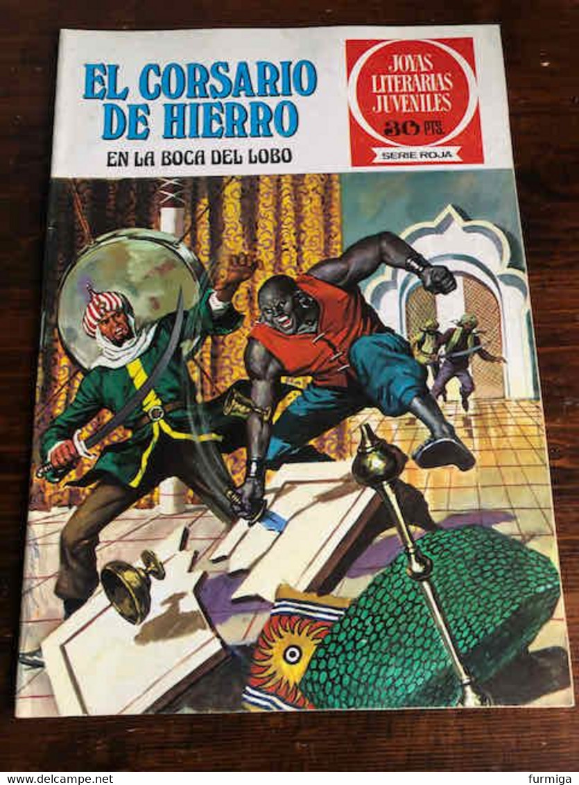 JOYAS LITERARIAS JUVENILES Serie Roja N. 4 El Corsario De Hierro - En La Boca Del Lobo - Autres & Non Classés