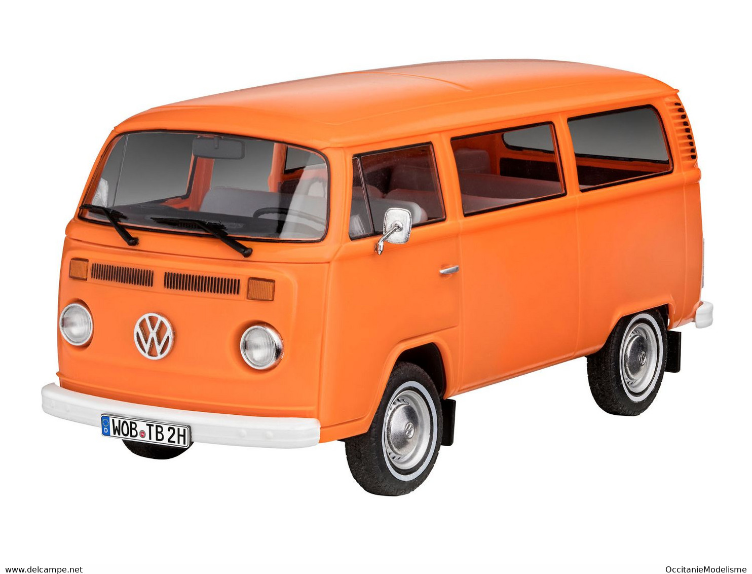 Revell - SET VW Volkswagen T2 Bus Combi + Peintures Easy-Click Maquette Kit Plastique Réf. 67667 Neuf NBO 1/24 - Automobili