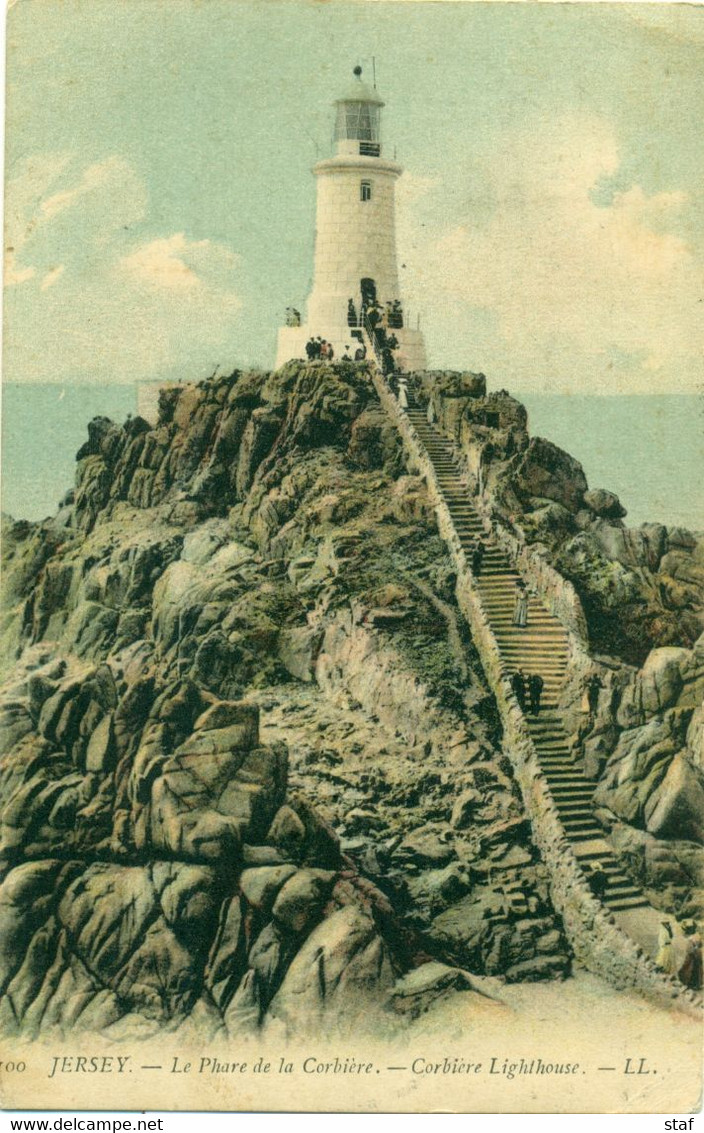 Jersey - Le Phare De La Corbière - Corbière Lighthouse : 1911 - La Corbiere