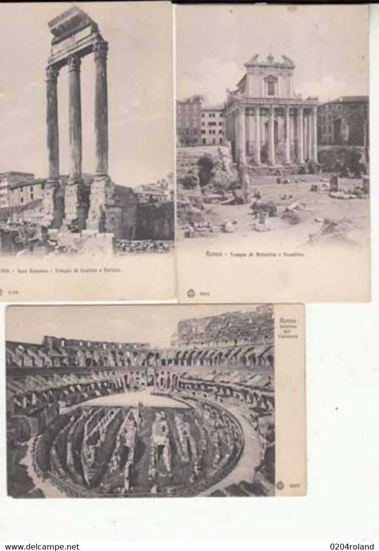 CPA - Italie - Roma ( Rome ) - Lot De 7 Cartes   :  Achat Immédiat - Colecciones & Lotes