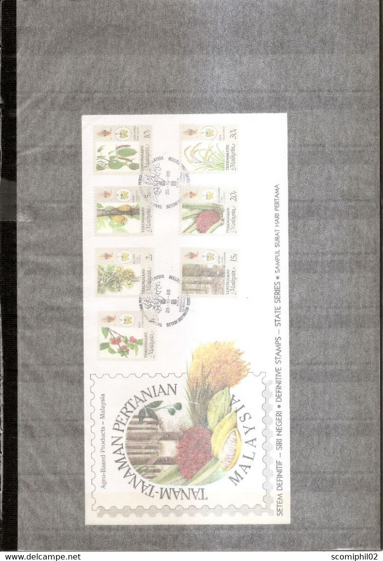 Trengganu  - Produits Agricoles ( FDC De 1986 à Voir) - Trengganu