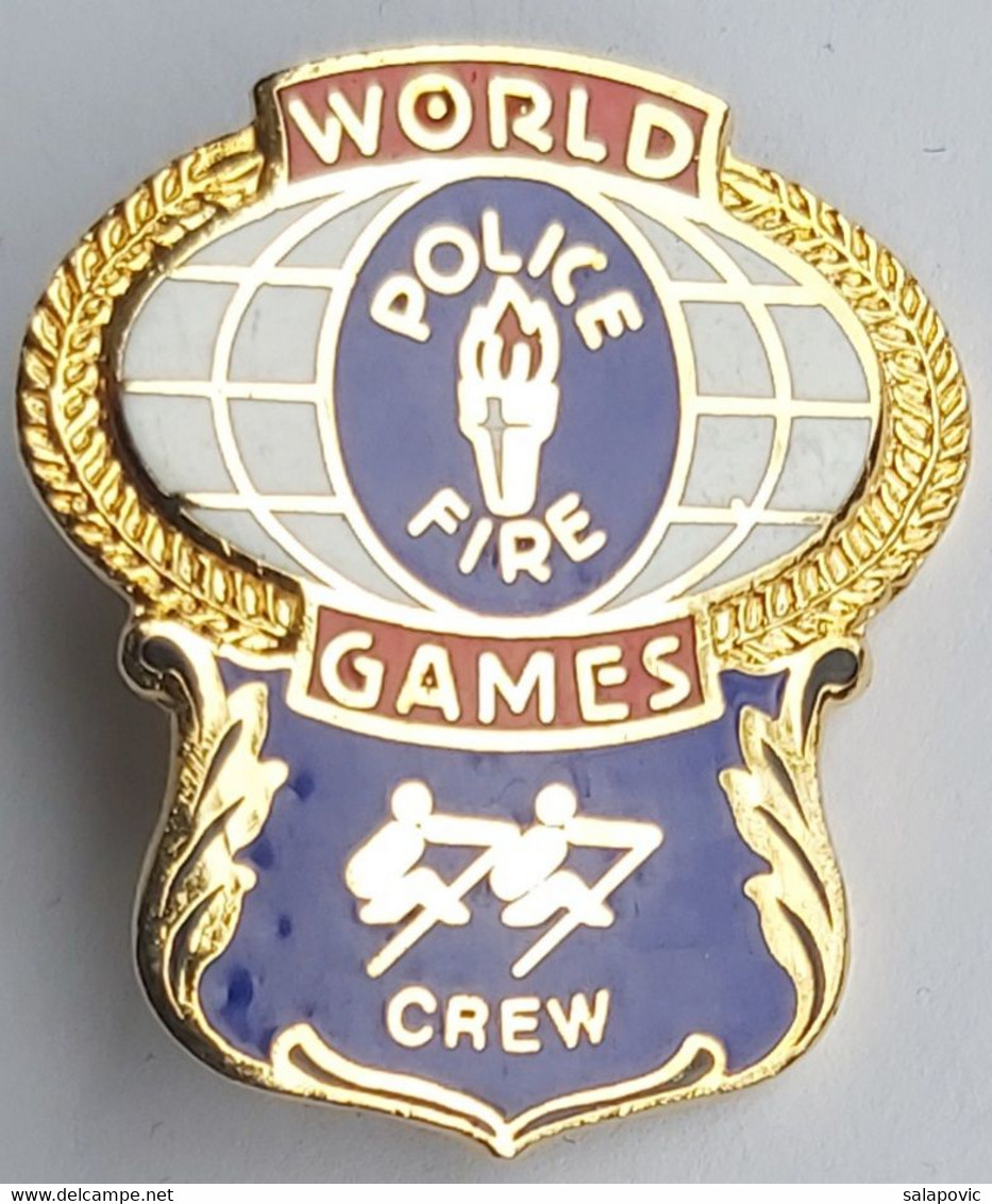 World Police & Fire Games Crew, Rowing PIN 12/9 - Rudersport