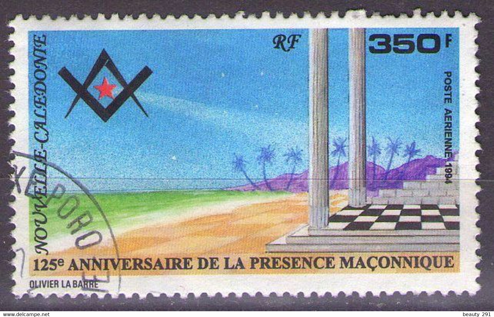 NOUVELLE CALEDONIE - POSTE AERIENNE  1994  Mi 1023   USED - Gebraucht