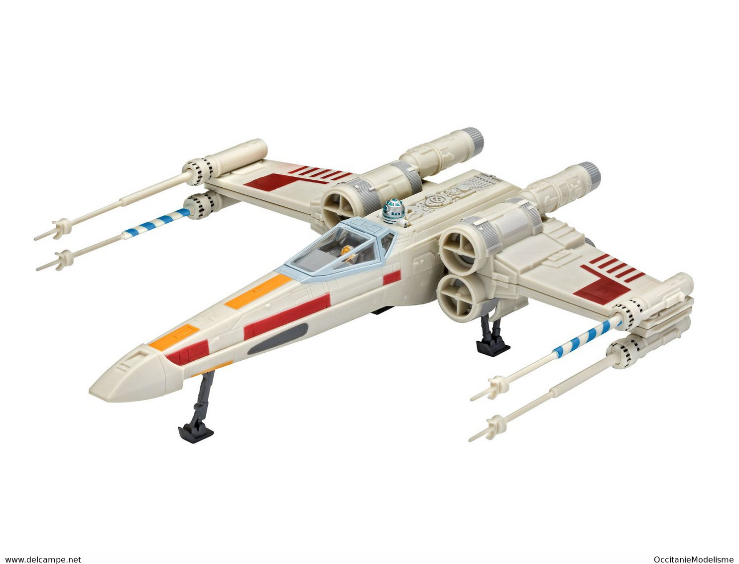 Revell - SET STAR WARS X-WING Fighter + Peintures + Colle Maquette Kit Plastique Réf. 66779 Neuf NBO 1/57 - Ruimtevaart