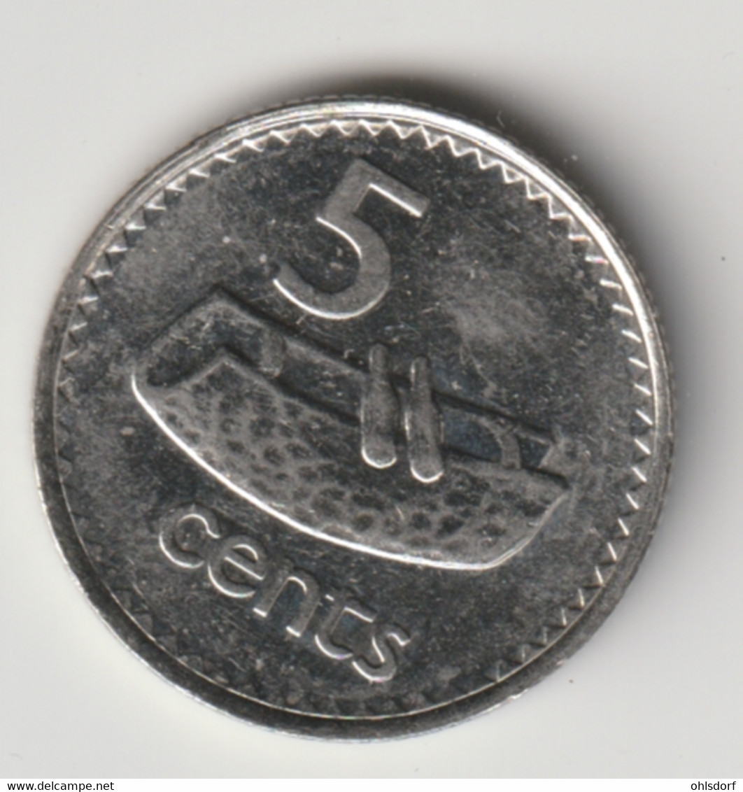 FIJI 1992: 5 Cents, KM 51a - Fiji