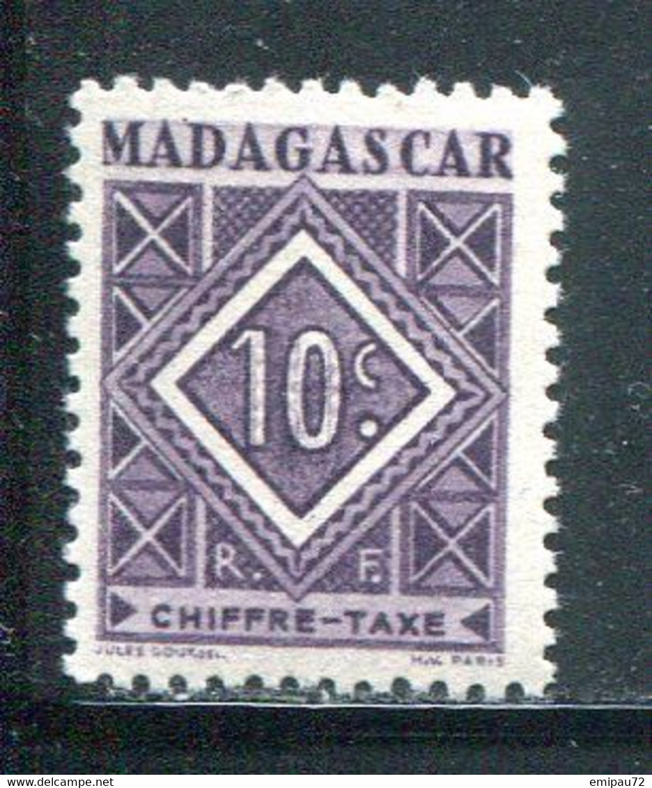 MADAGASCAR- Taxe Y&T N°31- Neuf Sans Charnière ** - Portomarken