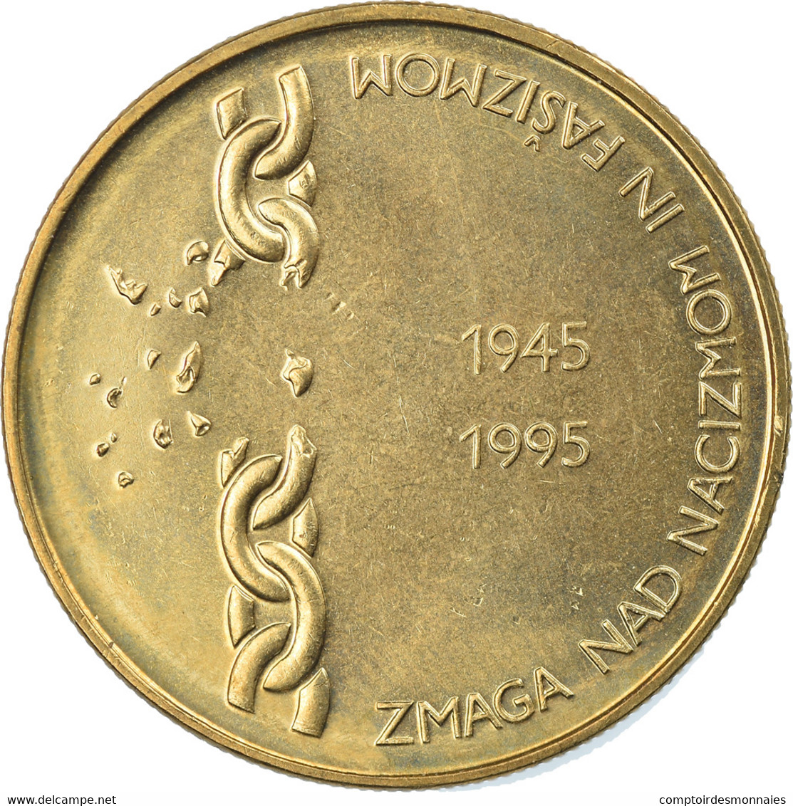 Monnaie, Slovénie, 5 Tolarjev, 1995, FDC, Nickel-brass, KM:22 - Slovénie