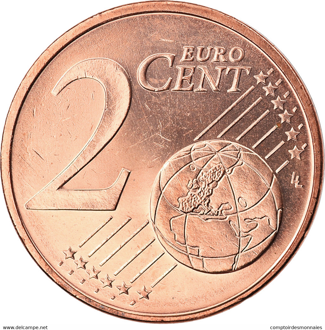 Chypre, 2 Euro Cent, 2013, SPL, Copper Plated Steel, KM:New - Cyprus