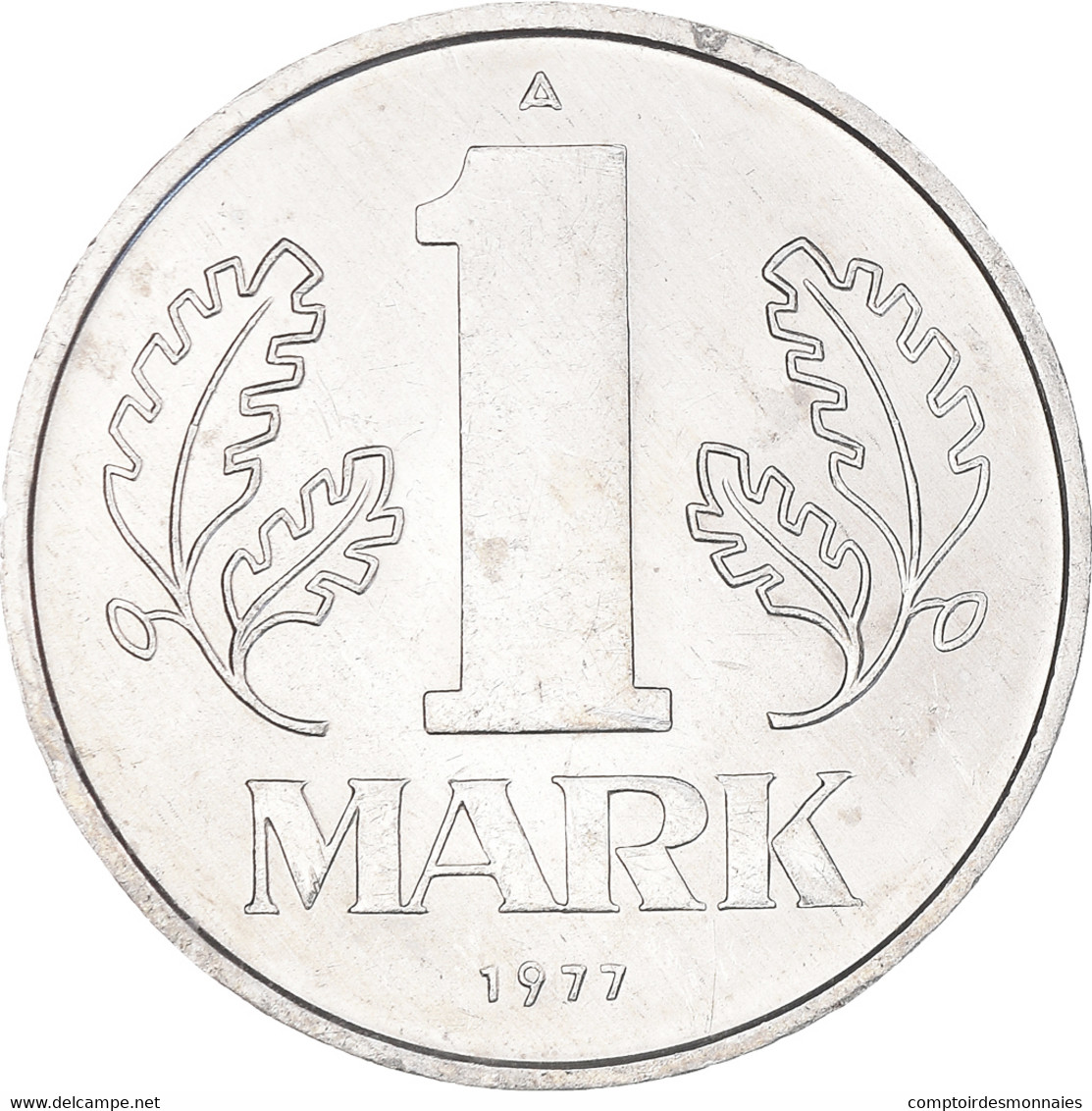 Monnaie, République Démocratique Allemande, Mark, 1977, Berlin, TTB+ - 1 Mark