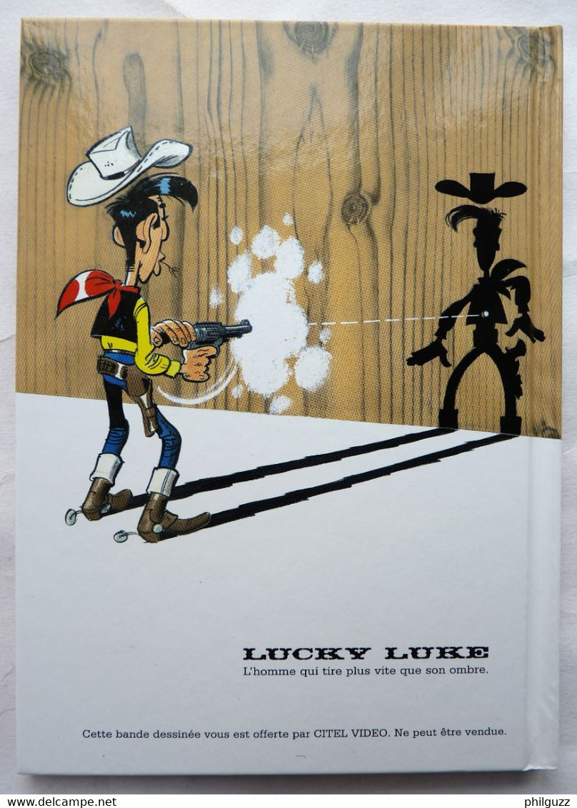 ALBUM BANDES DESSINEES Publicitaire CITEL Video LUCKY LUKE MORRIS Le Bandit Manchot 2002 - Lucky Luke