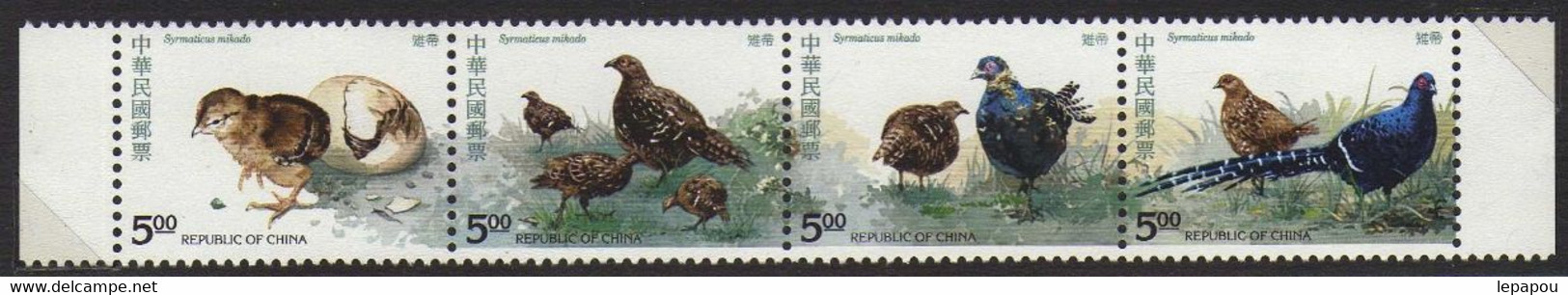 Chine - Série Complète 4 Valeurs "Perdrix Et Faisan" Neuf MNH** - Patrijzen, Kwartels