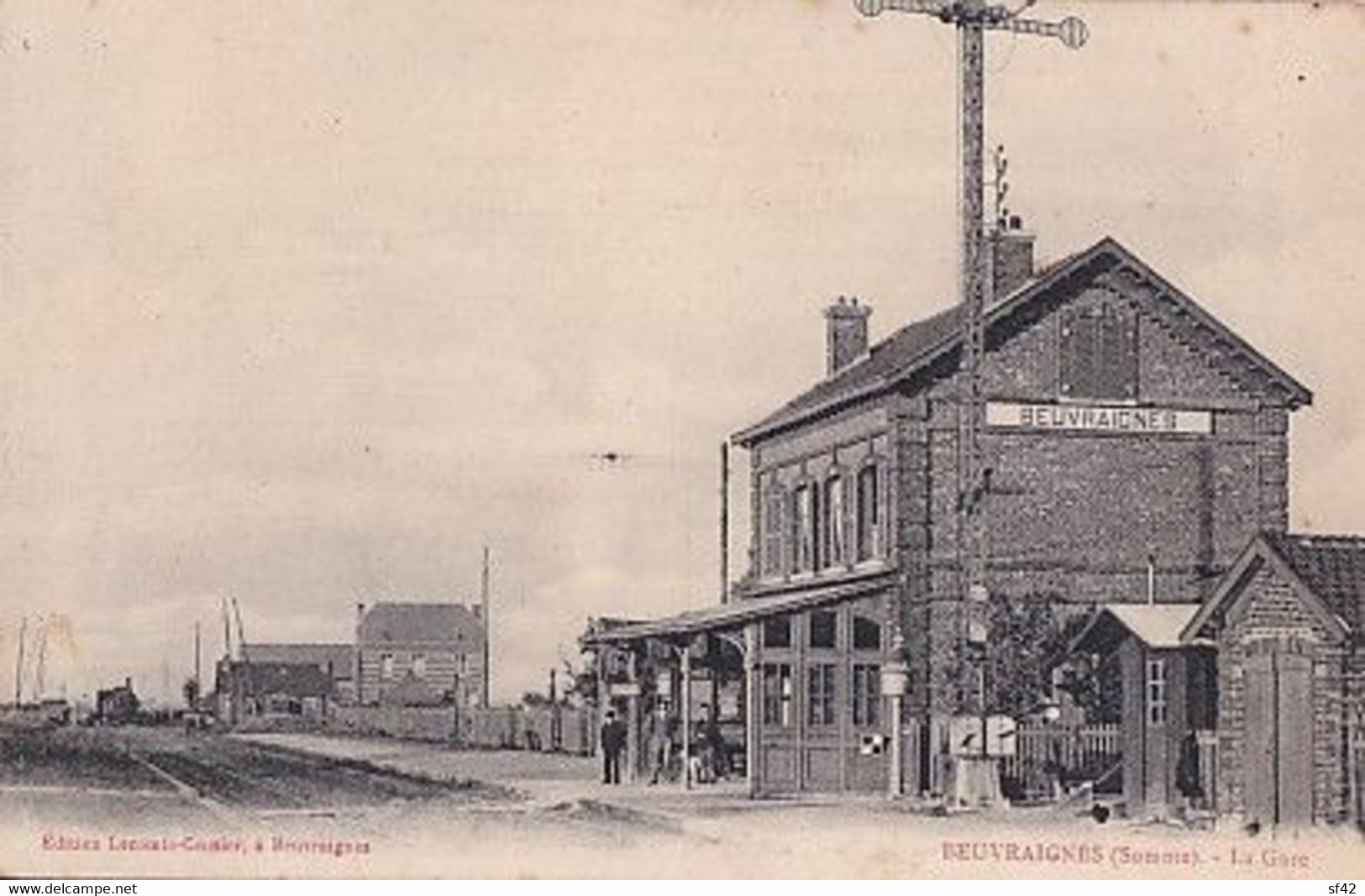 BEUVRAIGNES                       LA GARE - Beuvraignes