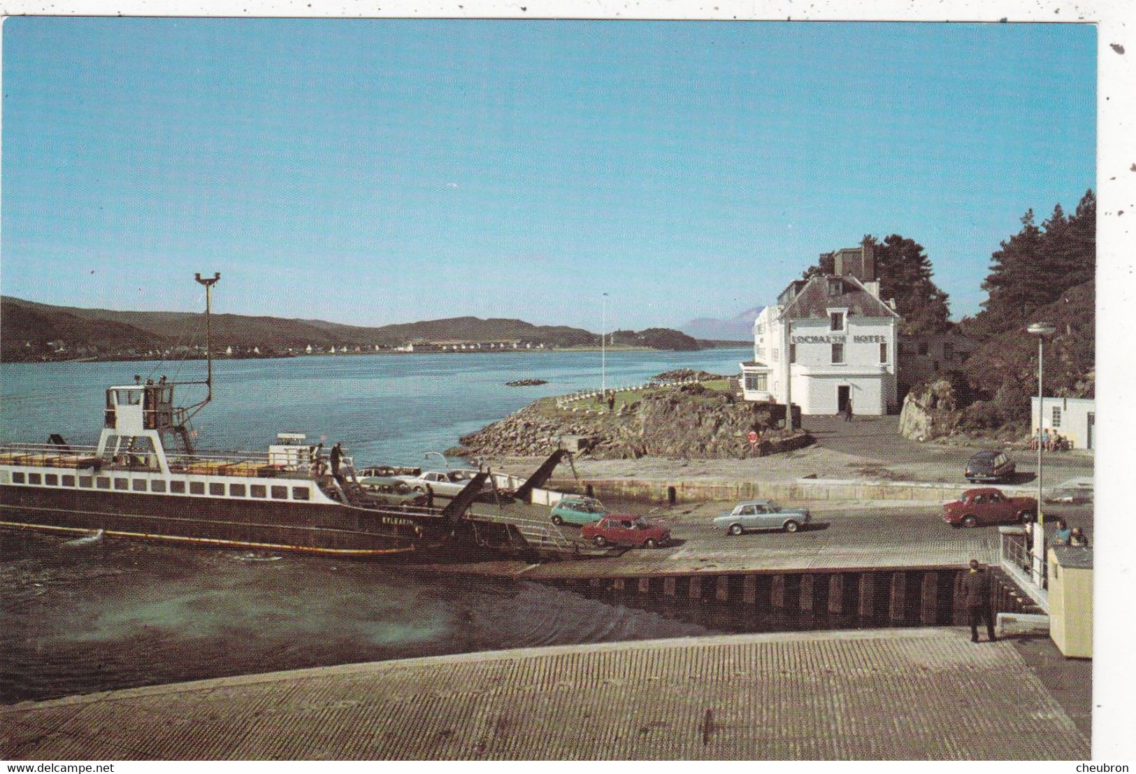 ECOSSE.  KYLE OF LOCHALSH .2 CARTES .  LOCHALSH HOTEL.  FERRY BOAT " KYLEAKIN " - Ross & Cromarty