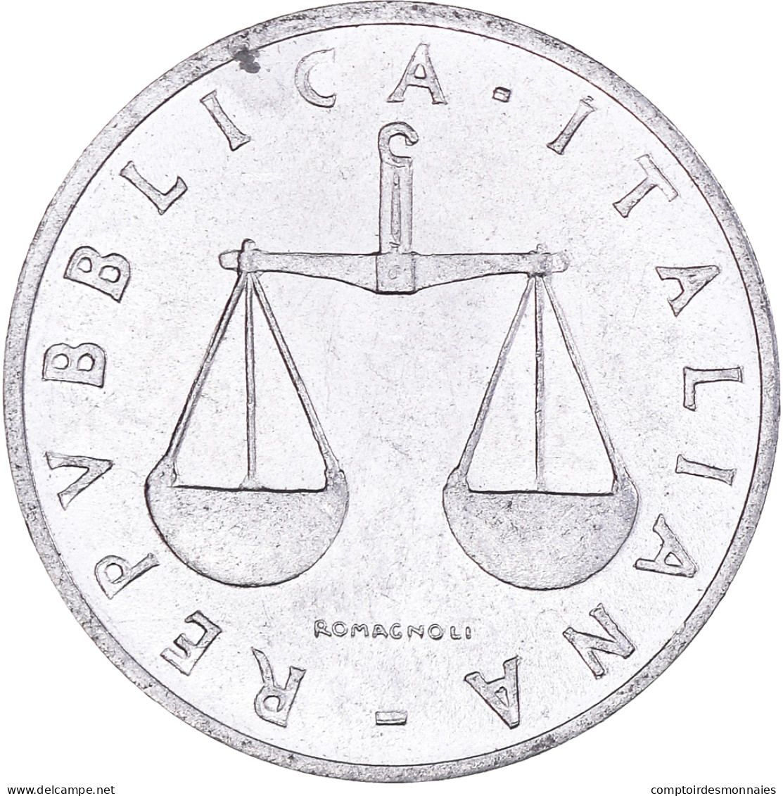 Monnaie, Italie, Lira, 1955, Rome, TTB, Aluminium, KM:91 - 1 Lira