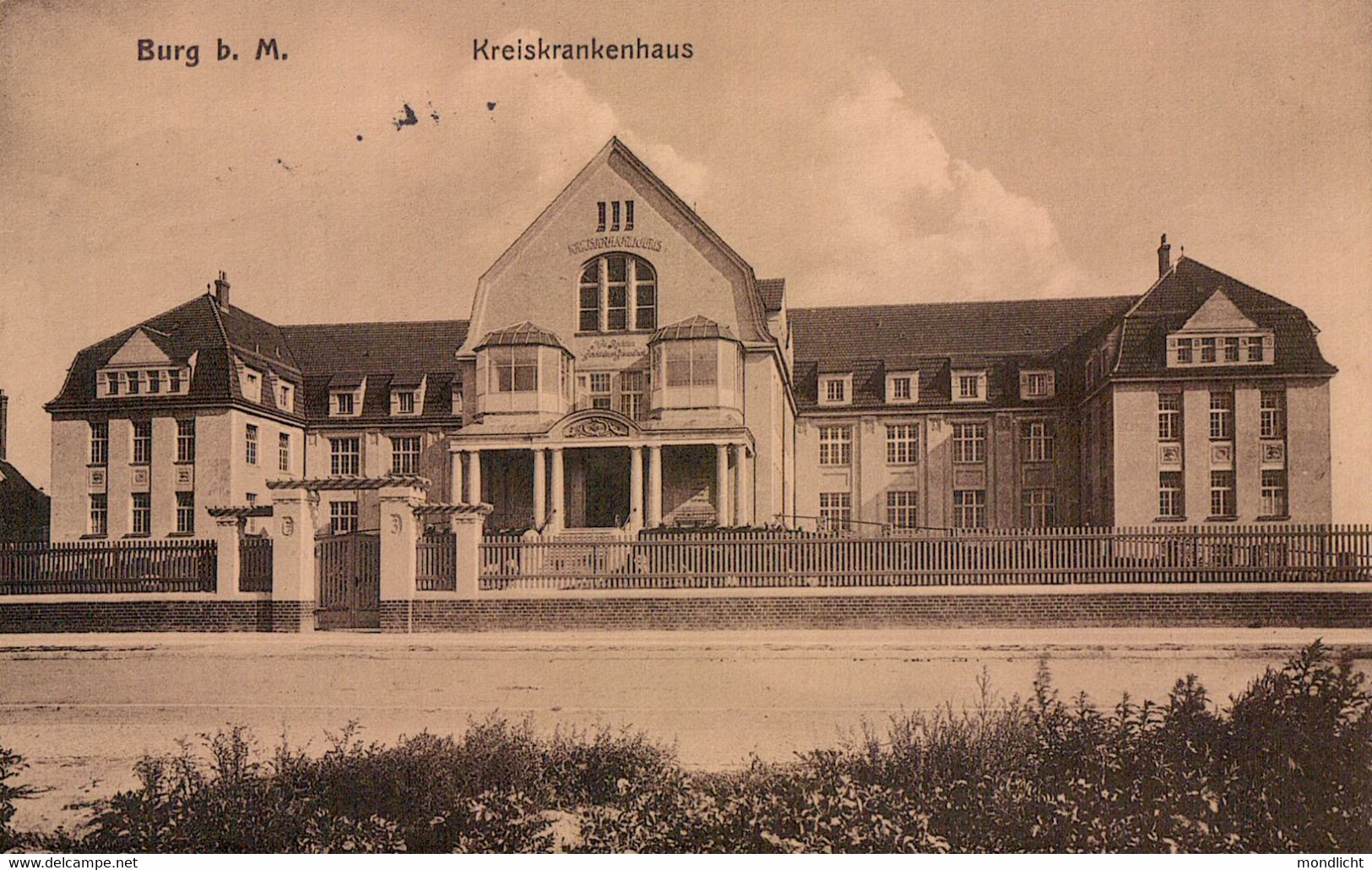 Burg Bei Magdeburg. Kreiskrankenhaus. 1916. - Burg