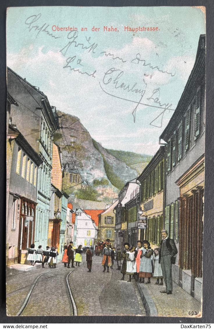 Oberstein A. Der Nahe/ Hauptstrasse/ Ca. 1910 - Birkenfeld (Nahe)