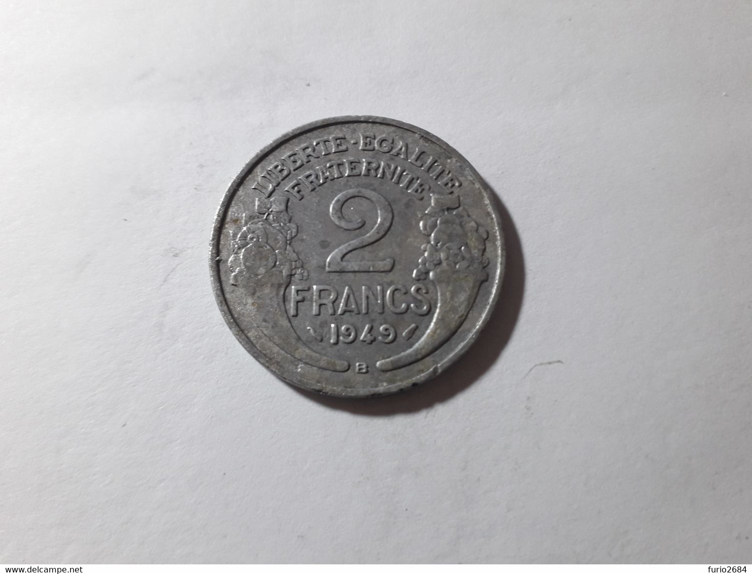 MIX2 FRANCIA 2 FRANCHI 1949 IN BB - 2 Francs