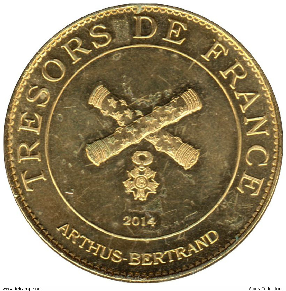 A95430-02 - JETON TOURISTIQUE ARTHUS B. - AUVERS SUR OISE - Le Château - 2014.10 - 2014