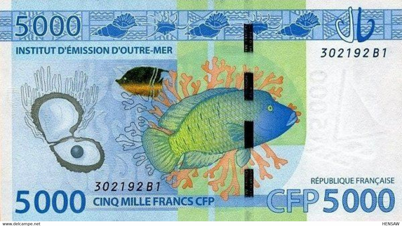 FRENCH PACIFIC TERRITORIES 5000 FRANCS P 7 2014 UNC SC NUEVO - Frans Pacific Gebieden (1992-...)