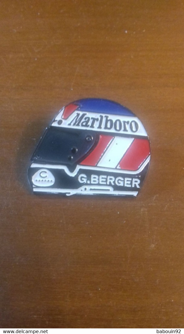 Pin's Casque De Berger - Automobile - F1