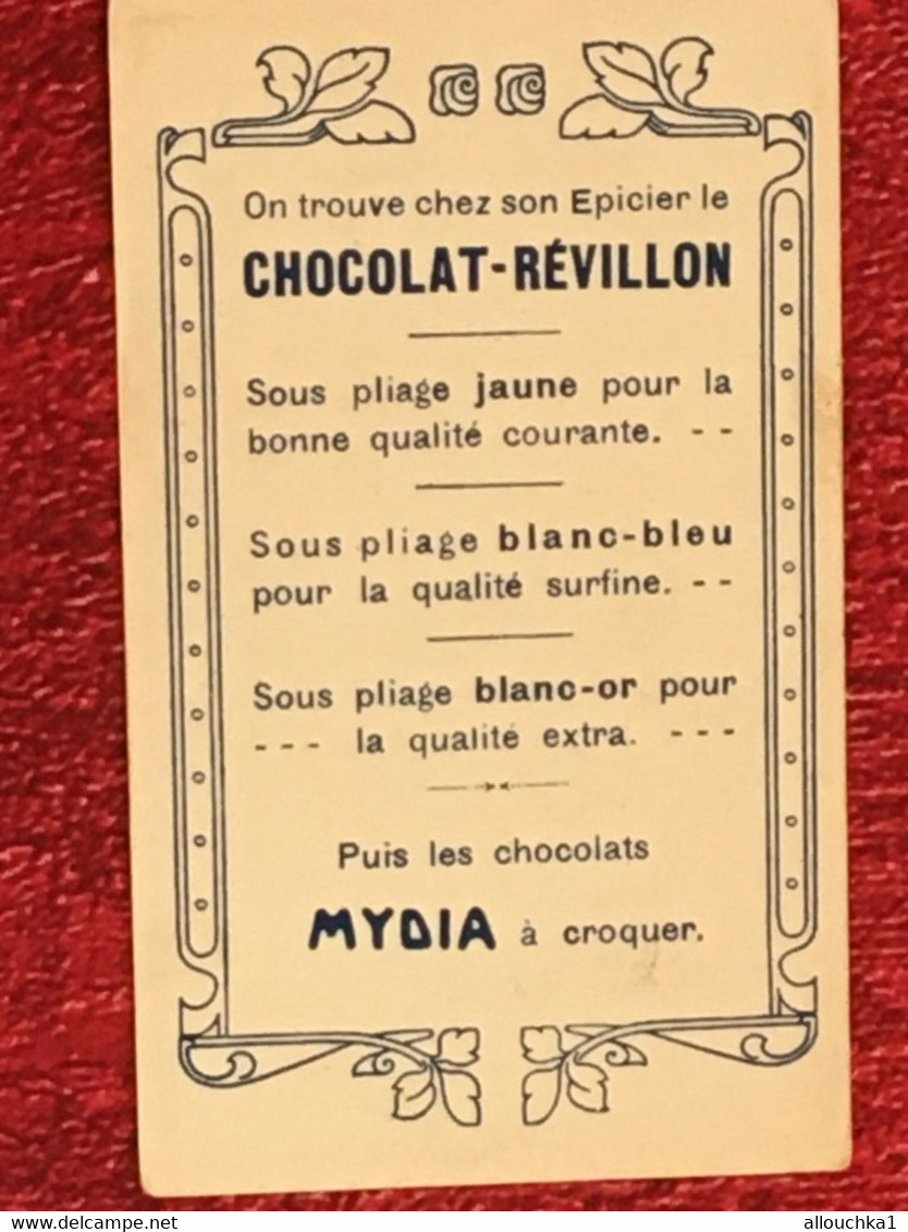 Quel Temps Fera T Il ?-☛Chocolat Révillon / Mydia-☛Chromo-Image Chromos-☛Usines à Lyon/1898/Roanne/1972 - Revillon