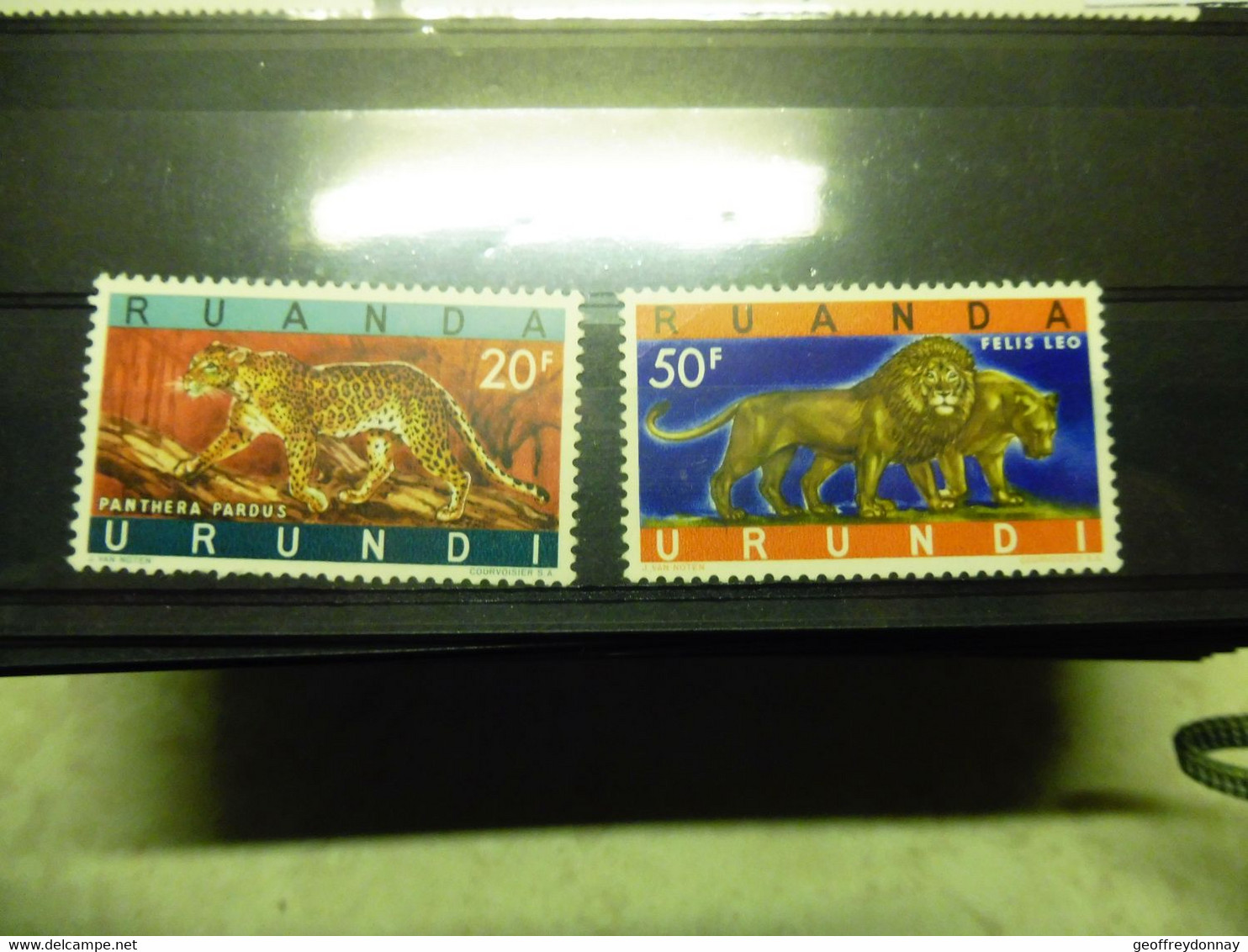 Ruanda Urundi Animaux Animals Dieren   Parfait Etat  Neuf Mnh  ** 216 A / 216 B   1961 - Unused Stamps