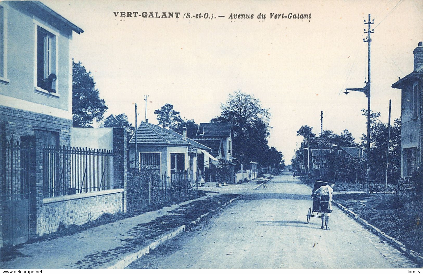 & 93 Vert Galant Tremblay En France CPA Avenue Du Vert Galant - Tremblay En France