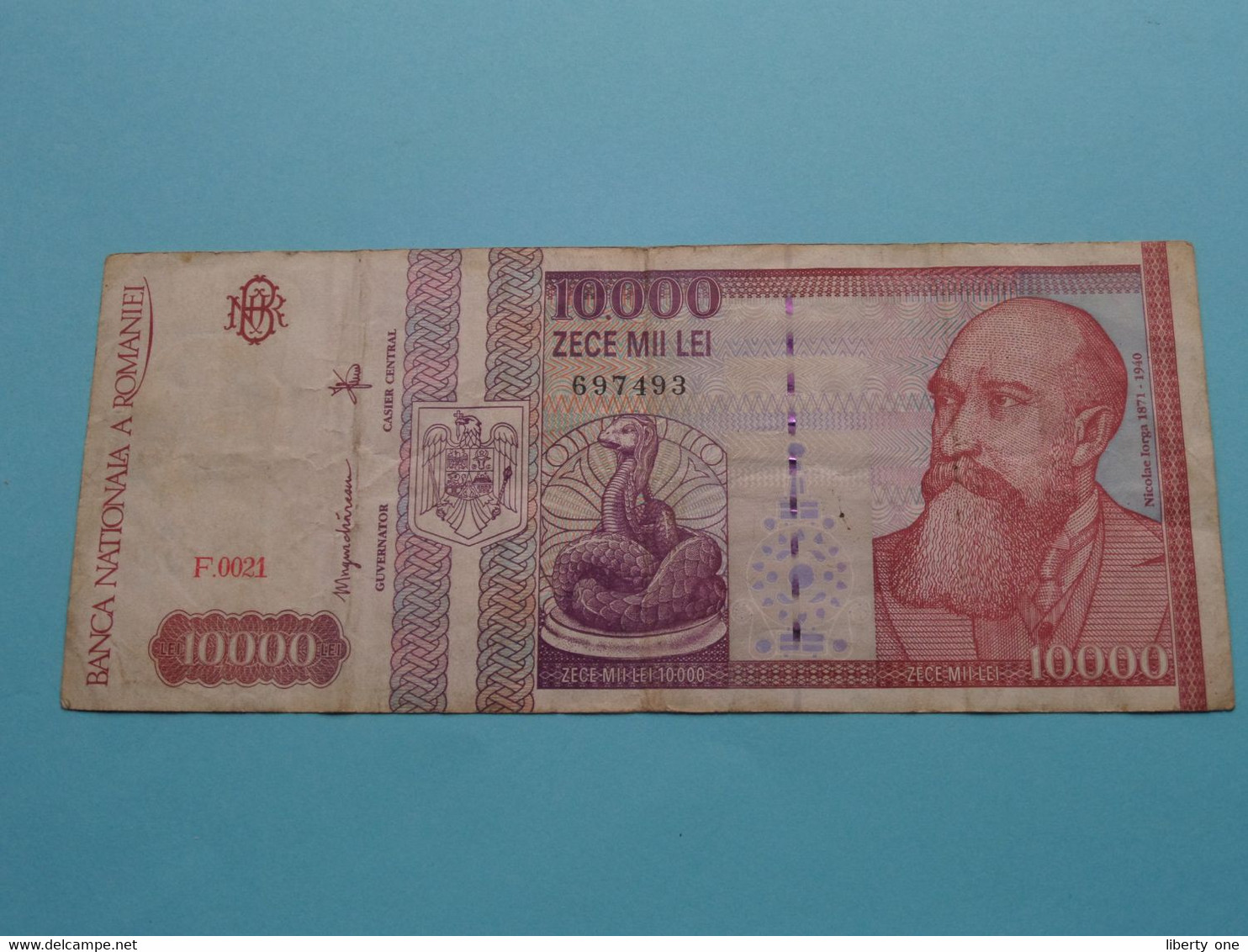 10.000 Zrece MII Lei ( Feb 1994 ) 697496 - F.0021 ( For Grade, Please See SCANS ) Circulated ! - Roumanie