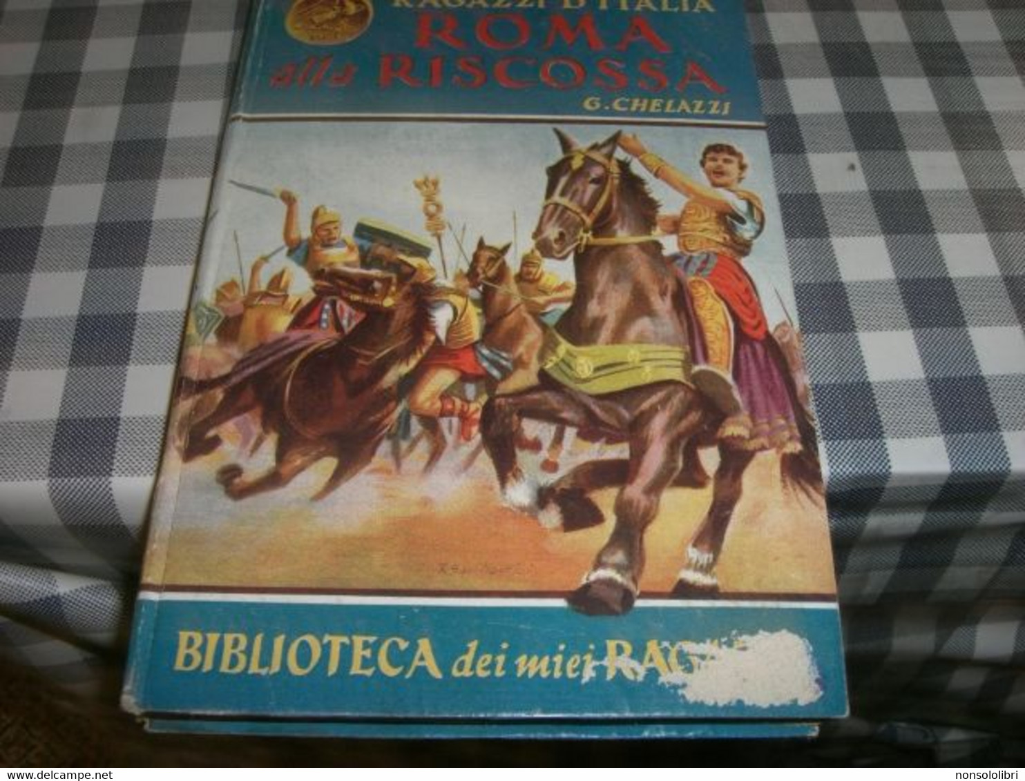 LIBRO "RAGAZZI D'ITALIA ROMA ALLA RISCOSSA -BIBLIOTECA DEI MIEI RAGAZZI N.93 EDIZIONE SALANI - Kinder Und Jugend