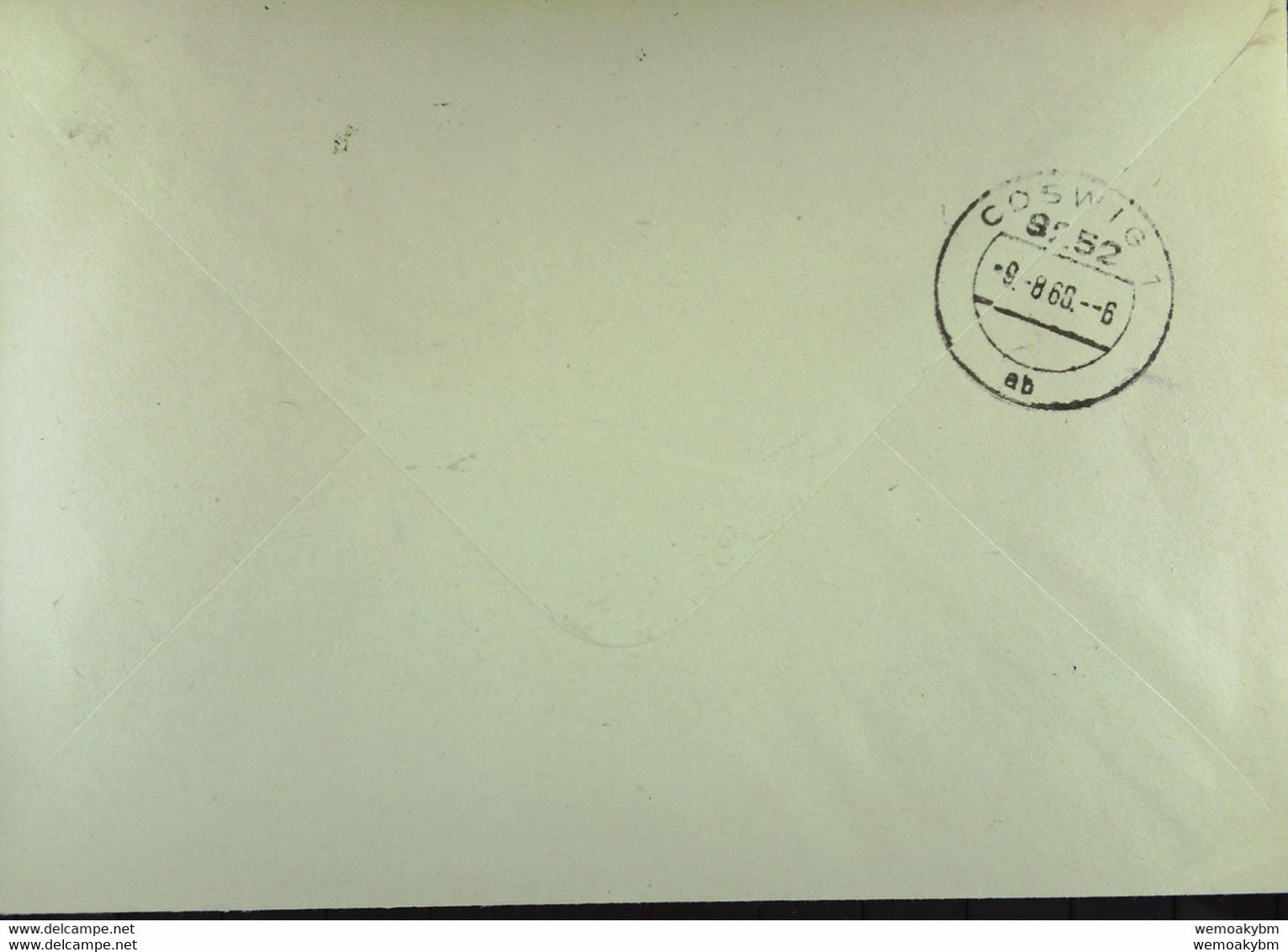 Fern-Brief Mit ZKD-Kastenstempel "VEB Meßgerätewerk 9433 Beierfeld" Vom 8.8.68 An Lack- Und Druckfarben Coswig - Service Central De Courrier