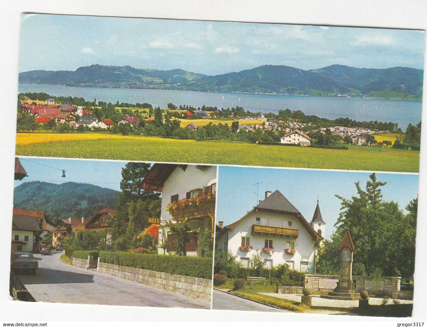 C1105) NUßDORF Am ATTERSEE - 1973 Tolle DREIBILD AK - Attersee-Orte