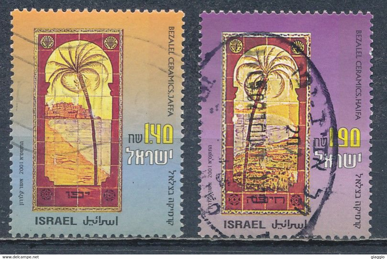 °°° ISRAEL - Y&T N°1564/65 - 2001 °°° - Gebraucht (ohne Tabs)