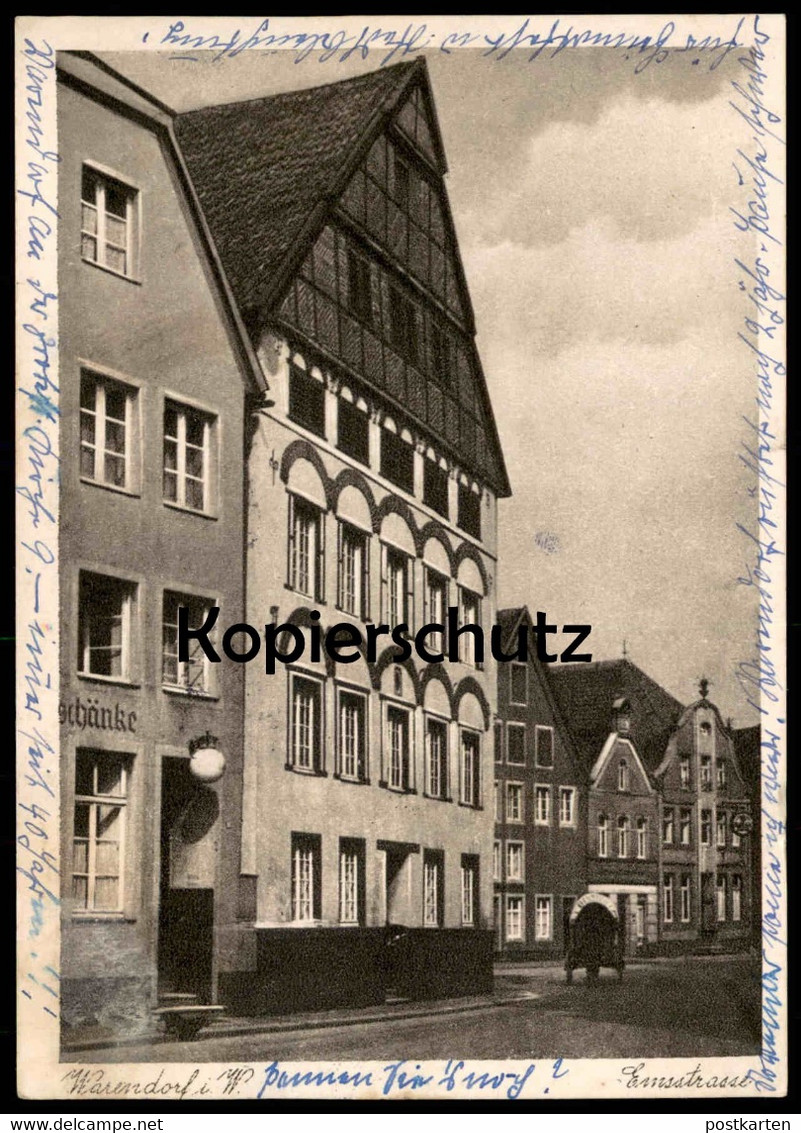 ALTE POSTKARTE WARENDORF EMSSTRASSE ...SCHÄNKE Ansichtskarte AK Cpa Postcard - Warendorf