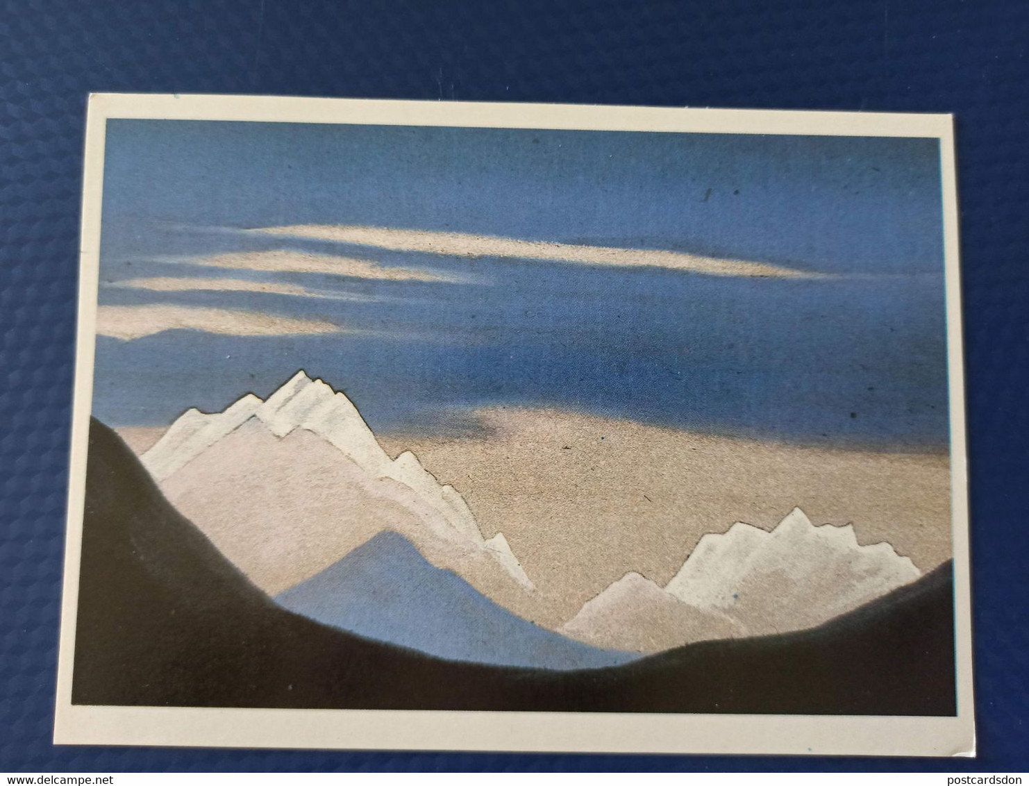 Nicholas Roerich - "Himalayas" -  HIMALAYA - Tibet -  - Old USSR PC 1980s - Tibet