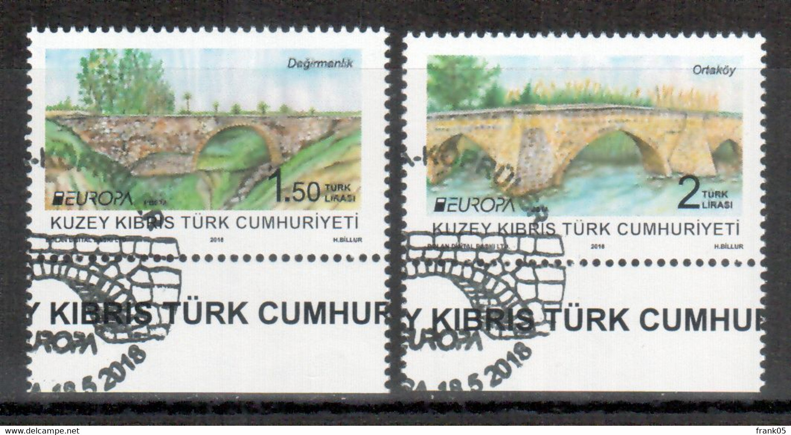 Türkisch-Zypern / Turkish Republic Of Northern Cyprus / Chypre Turc 2018 Satz/set EUROPA Gestempelt/used - 2018