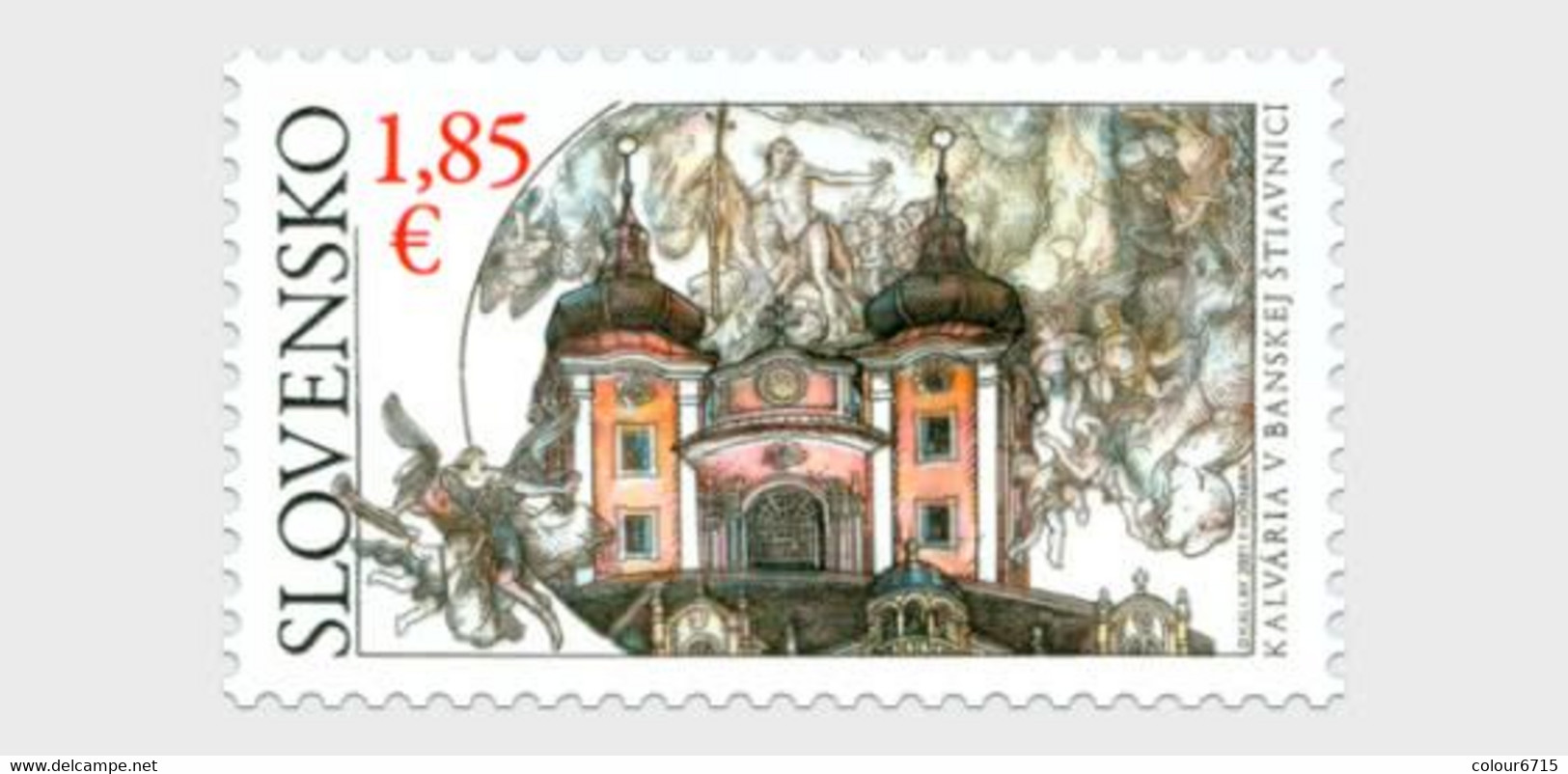 Slovakia 2021 Beauties Of Our Homeland - The Calvary In Banska Stiavnica Stamp 1v MNH - Unused Stamps