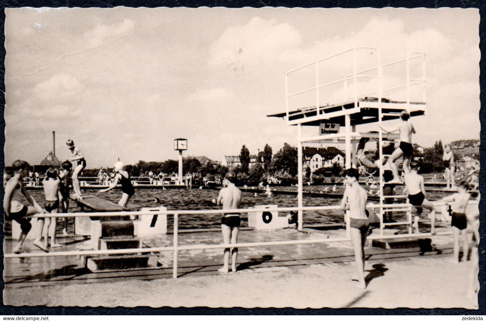 G0626 - Falkenstein - Freibad Schwimmbad Sprungturm - Verlag Reichenbach - Falkenstein (Vogtland)