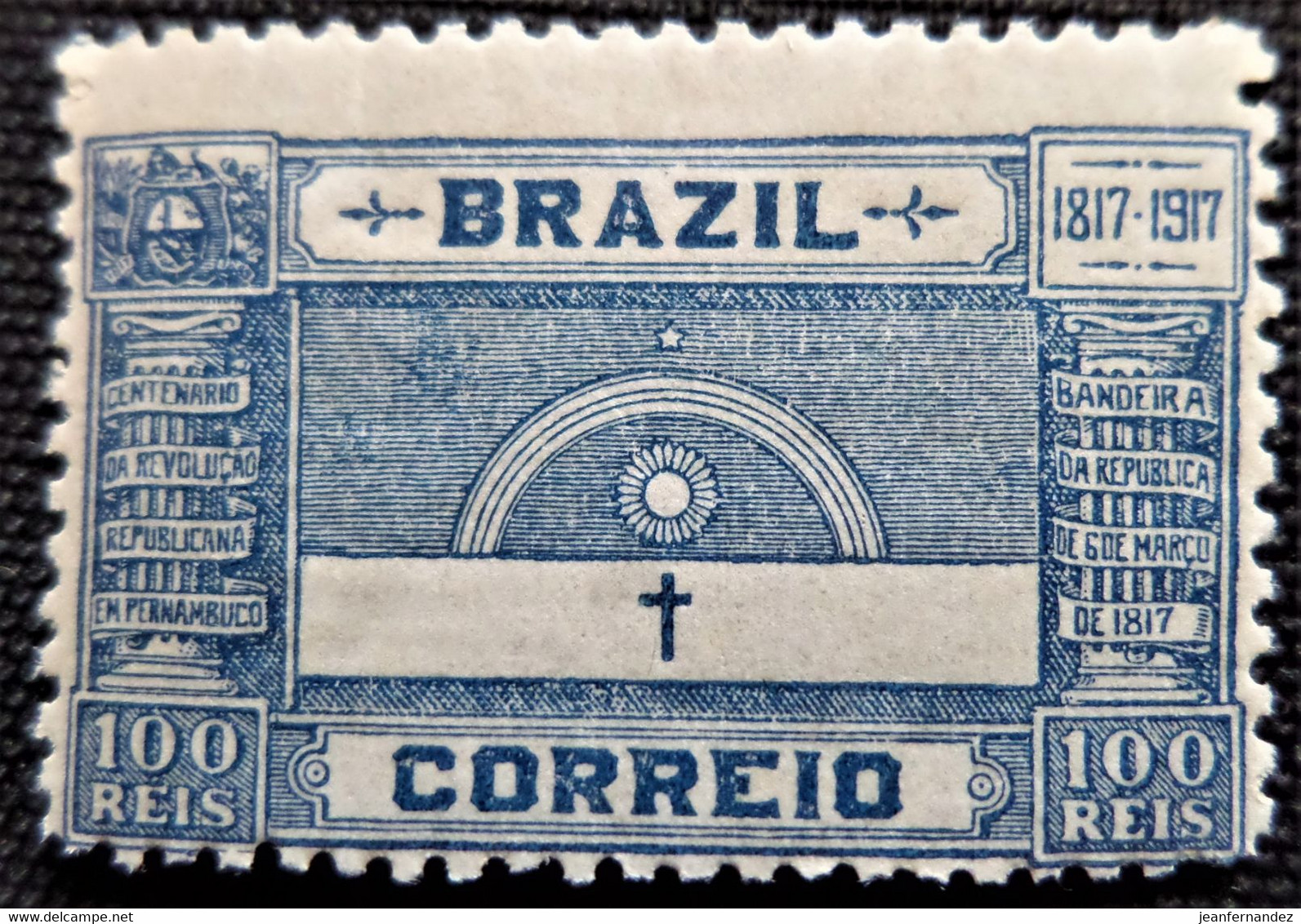 Timbre Du Brésil 1917 The 100th Anniversary Of The Pernambucan Revolution Stampworld N° 199 - Neufs