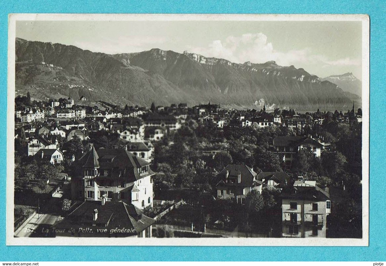 * Vaud (Suisse - Schweiz) * (Phot Edit O. Sartori Genève, Nr 157) La Tour De Peilz, Vue Générale, Panorama, Old - La Tour-de-Peilz