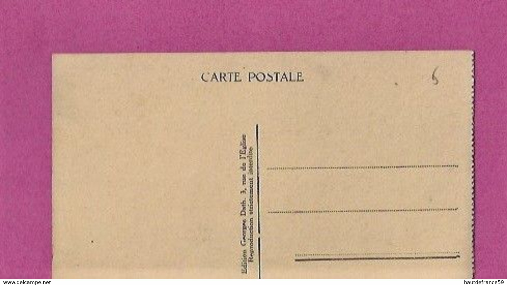 Carte Postale Souvenir Intérieur CHATEAU BELOEIL  Pendule Monumentale Salon Rose   - édition Dath Rue De L église - Sammlungen & Sammellose